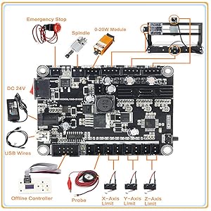 3018 PRO machine &agrave; gravure CNC routeur &agrave; bois CNC 3 axes GRBL DIY Mini 4